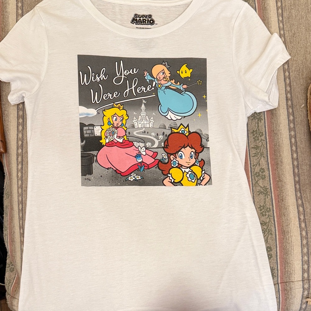 Nintendo Super Mario White Kids T-Shirt